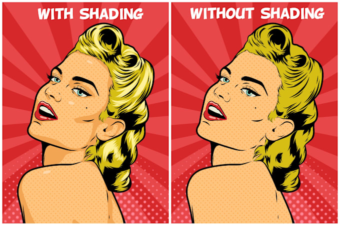 draw a stunning pop art portrait style