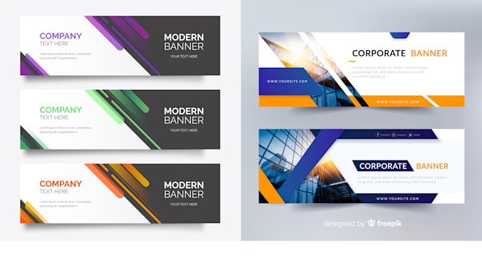 Design ad banner and advertisement with logo by Ritzdesigners | Fiverr