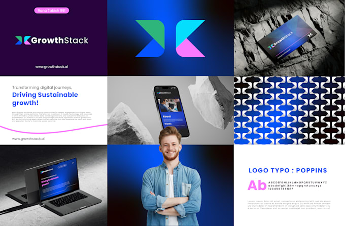 design your logo and complete brand identity kit