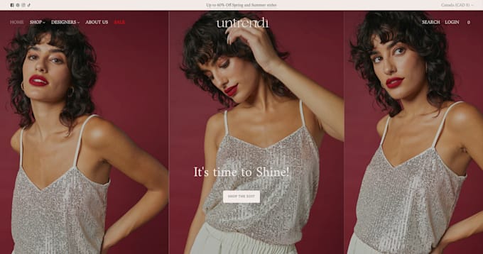 update shopify store theme or customize design
