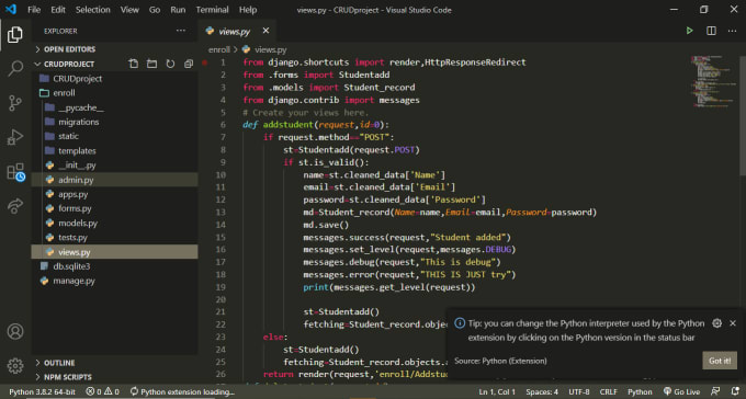 be your front end web developer