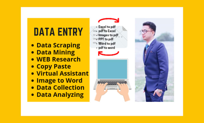 do fast data entry,copy paste, virtual assistant VA