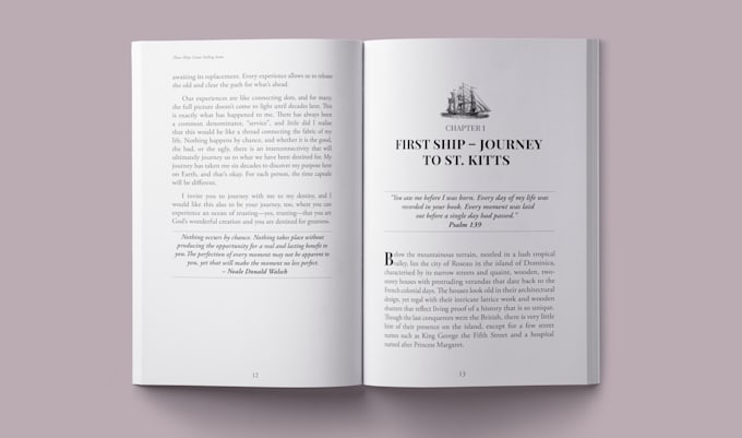 do ebook, print book formatting and interior layout design