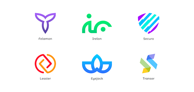 design versatile unique shape business logo