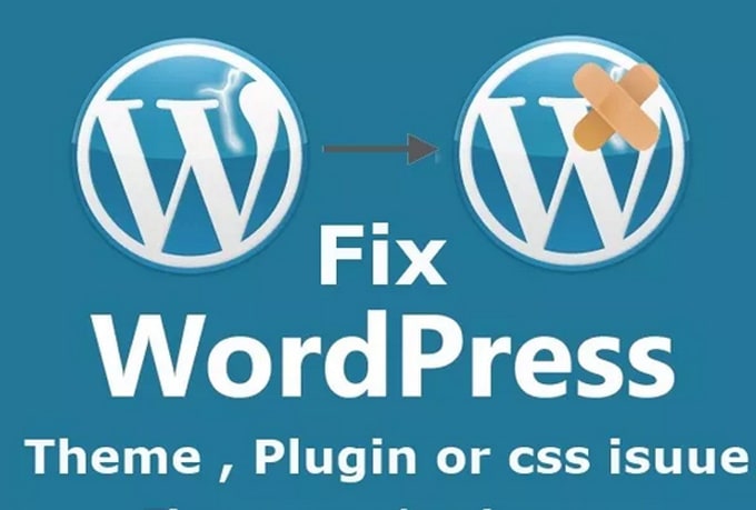fix an issue with your wordpress