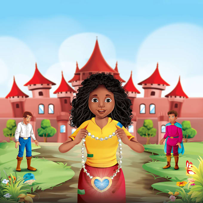 hand drawn children story book illustrations