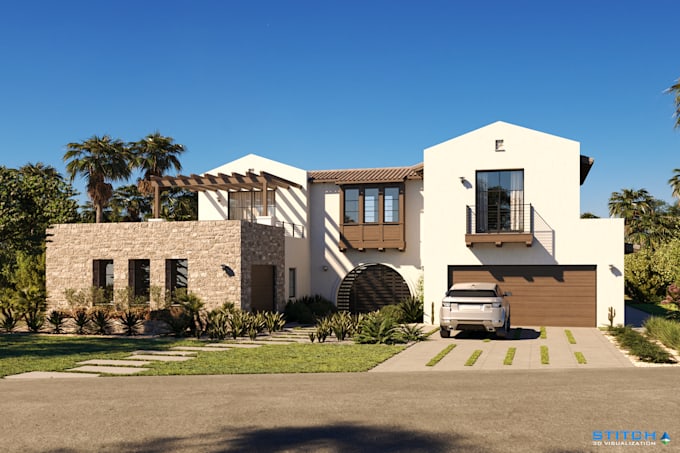 create a photorealistic render of your architectural design