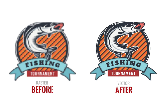 convert raster to vector logo with transparent background