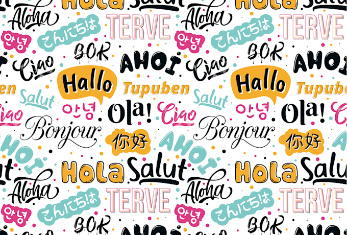 make typography seamless pattern