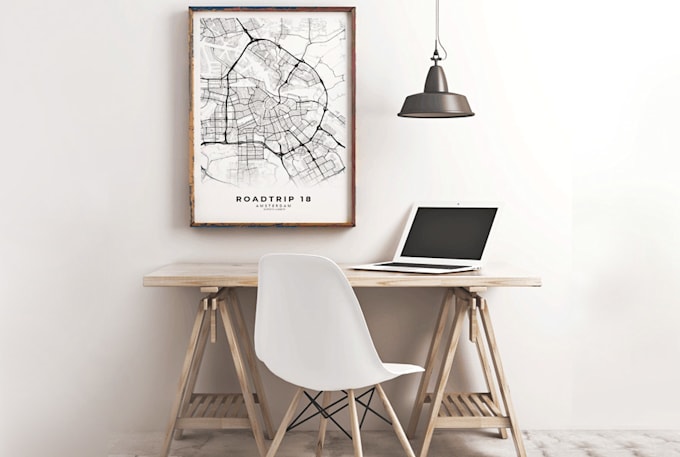 design your own custom maps and posters