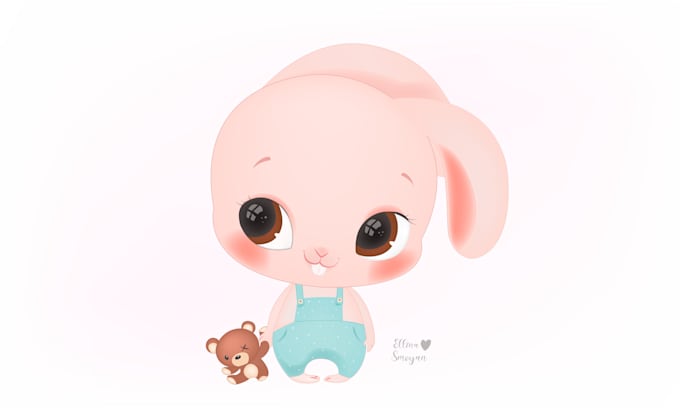 create cute vector illustration