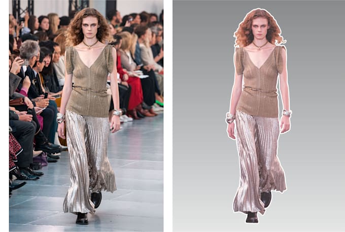 do background removal and color enhancement