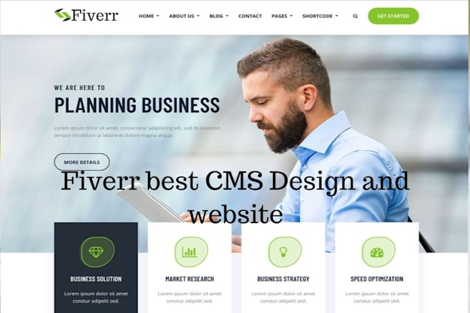 create an attractive website for your business