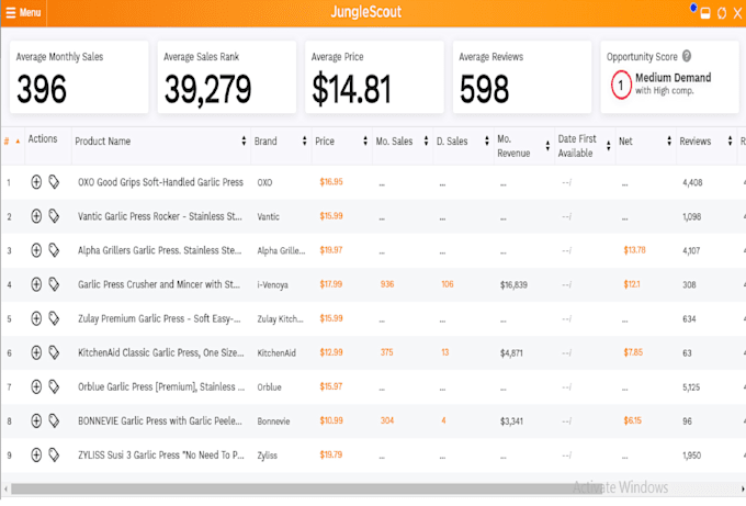 do amazon product hunt through jungle scout js