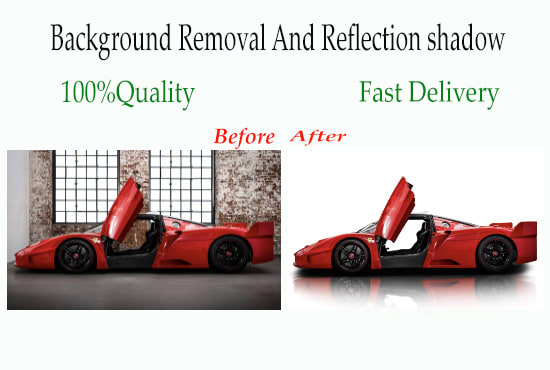 do automotive, car image background remove or editing