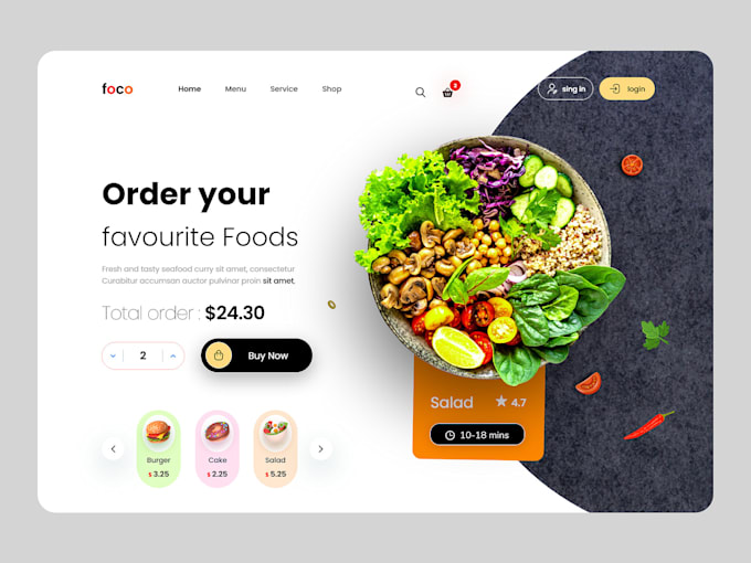 create a restaurant website with online ordering system