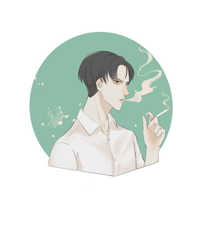 Draw Anime Fanart Or Original Character By Jellyfish Dan 739 x 1000 png 335 кб. fiverr