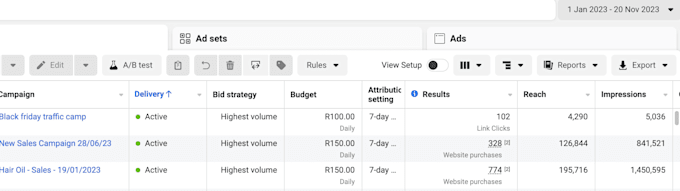 set up and manage facebook and instagram ads campaign