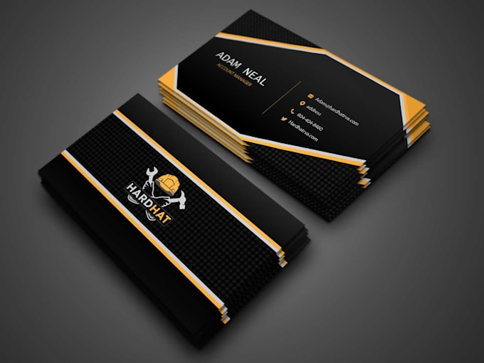 design professional double sided business card