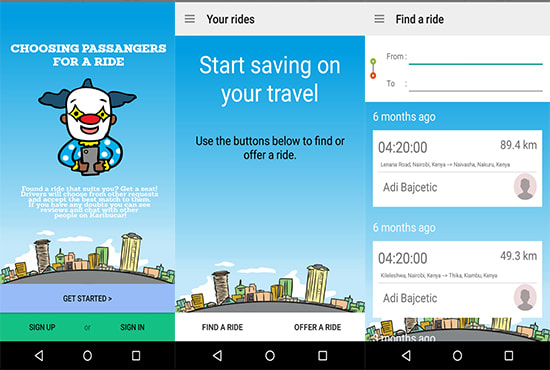 make your android application and prototype