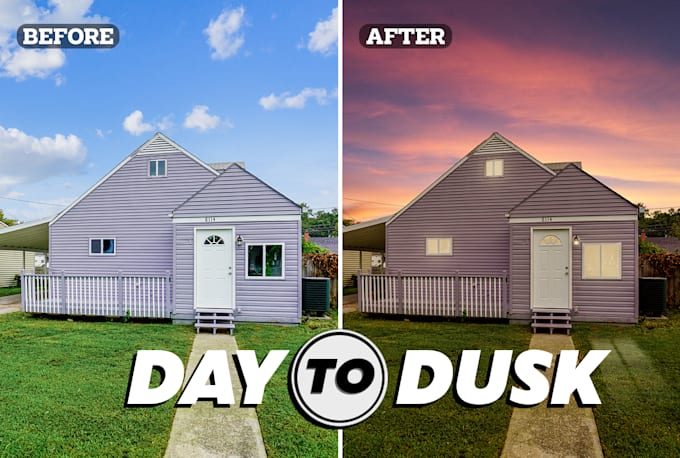 do twilight conversion or day to dusk editing