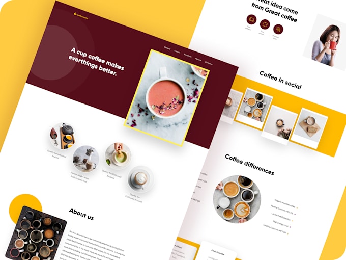 do website, landing page and redesign