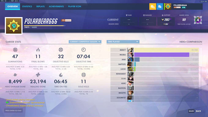 pocket you as mercy or moira in overwatch