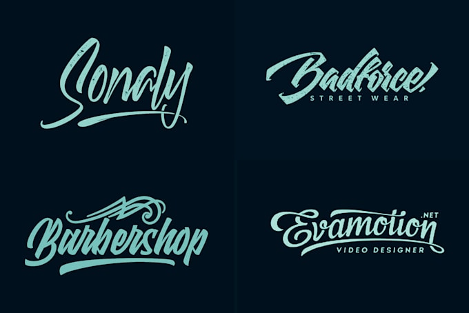 Create custom typography script hand lettering signature by Zannat95 ...