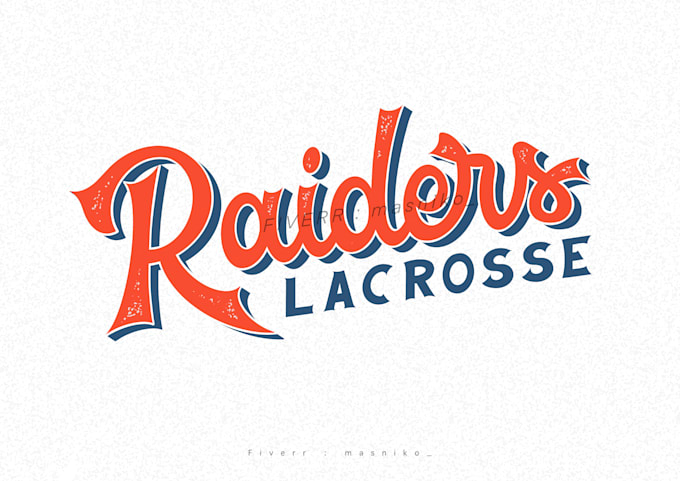 design customized typography and lettering logo