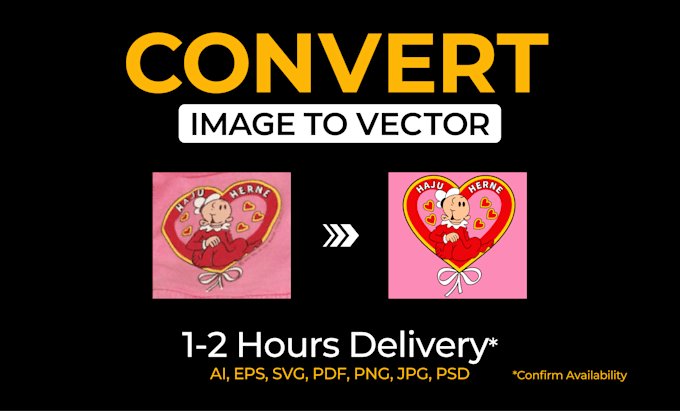 do manual vector tracing, recreate logo in vector, convert image to vector
