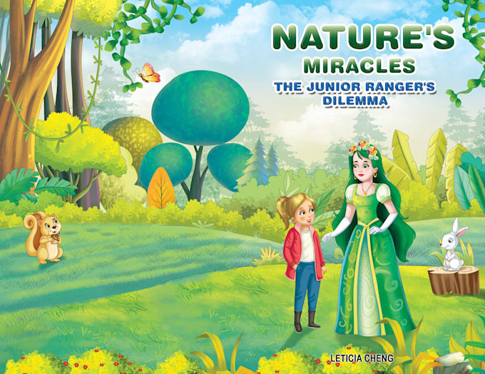 do beautiful fairy tale children book illustration