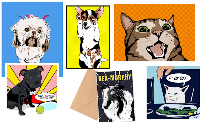 draw a pet portrait within 24h