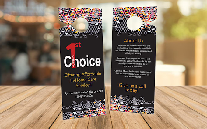do washing, cleaning, roofing and solar door hanger or dl flyer design