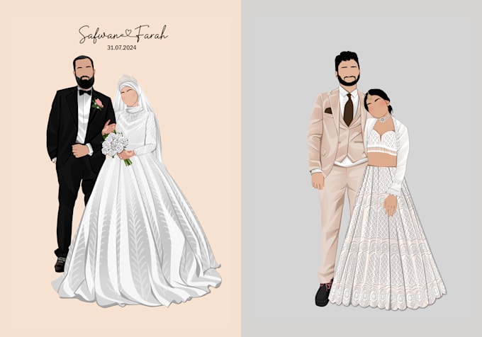 draw you into sweet minimalist cartoon style