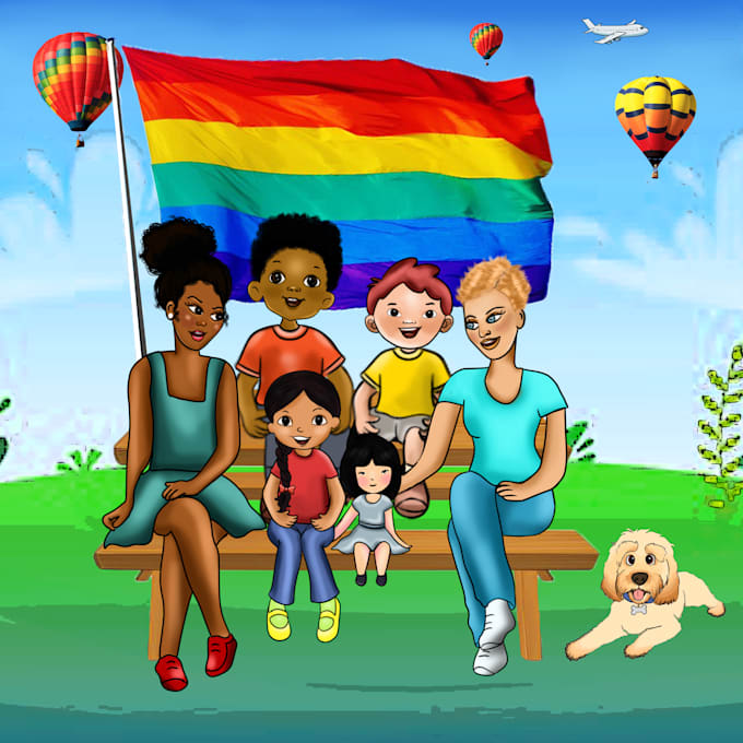 draw african american illustration or character design