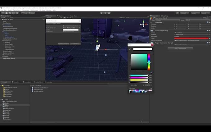 do your unity projects
