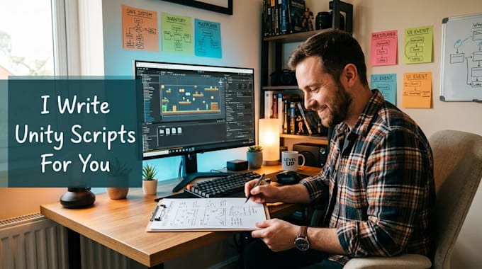 write professional unity scripts for your 2d and 3d games