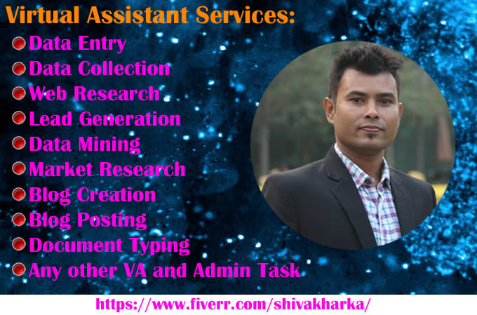 do data research, data entry, data mine and other admin work