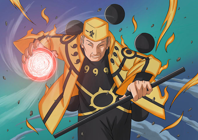 draw you in premium anime manga naruto with kishimoto style