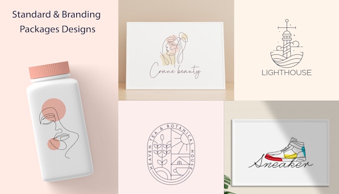 do 3 modern minimalist logo design for your business