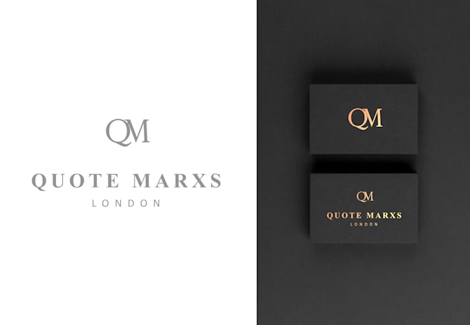 make a modern luxury minimalist logo design