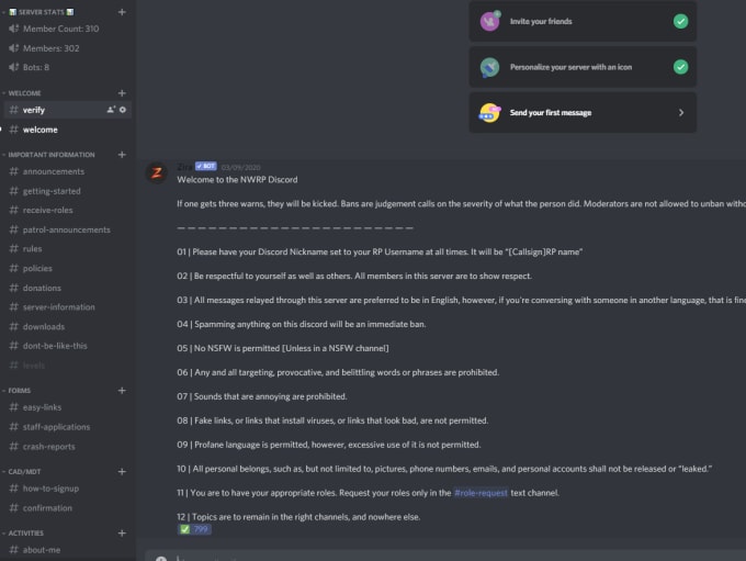 Create a gaming or fivem discord server for you by Saintkiller135 | Fiverr