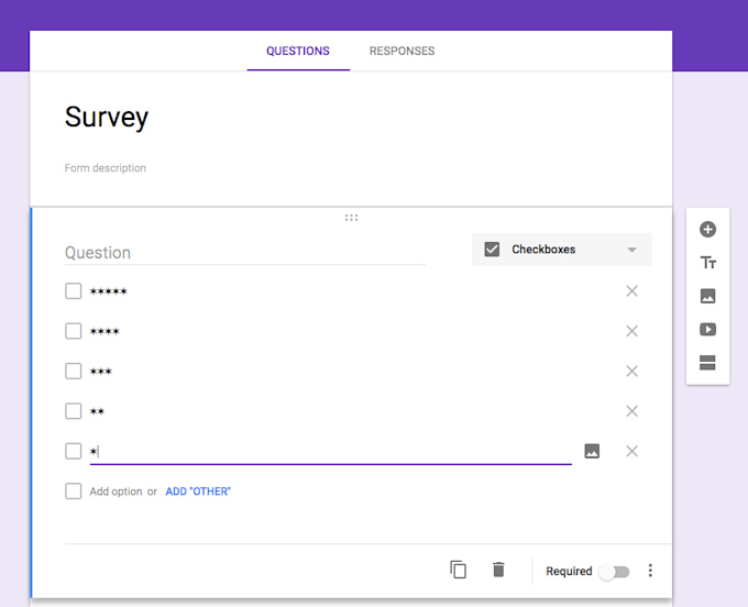 Create useful responsive form to capture information using
