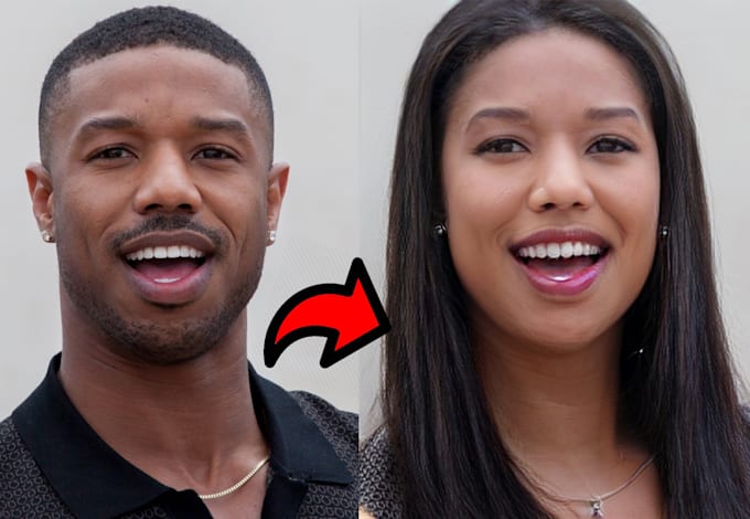 change your gender using photoshop