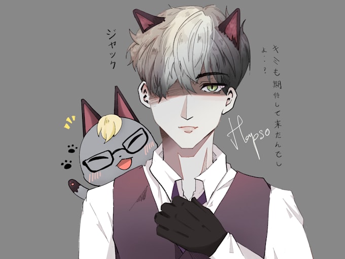 draw anime style for your original character