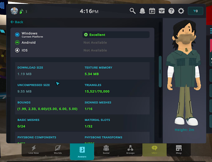 rig and make your 3d model ready for vrchat