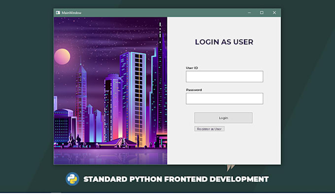 Develop awesome front end gui for python by Onex_coperation