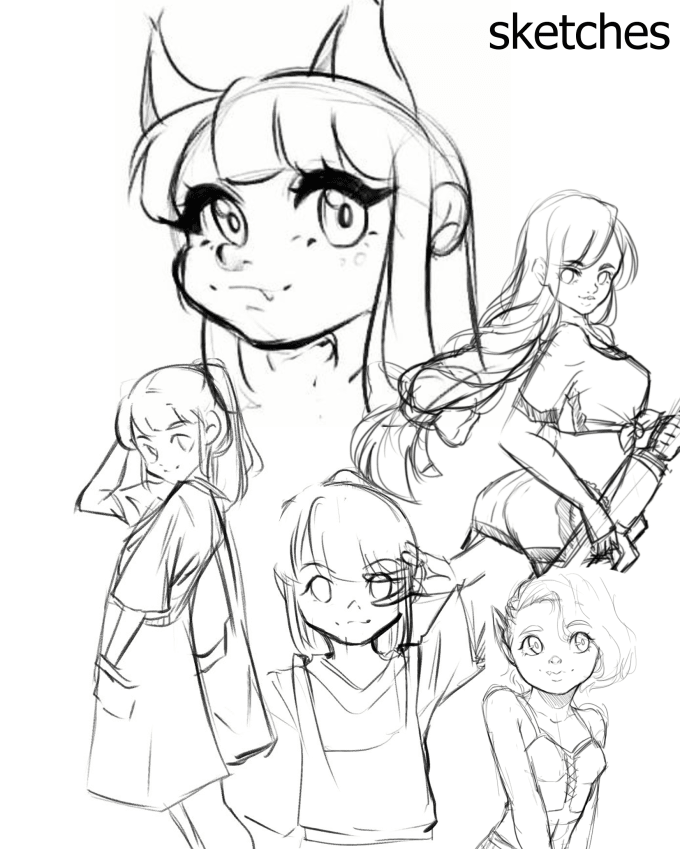 Draw you like anime or draw your character by Cartoonme96 Fiverr