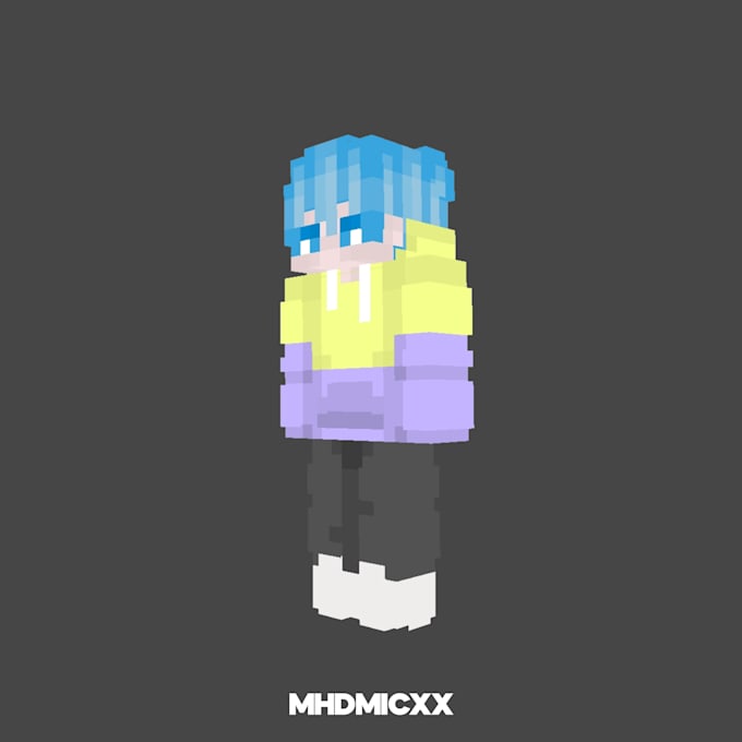 Make you a custom cute minecraft skin by Mhdmicxx Fiverr