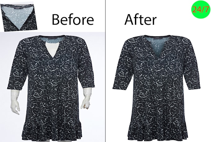 do ghost mannequin and symmetrical neck joint professionally